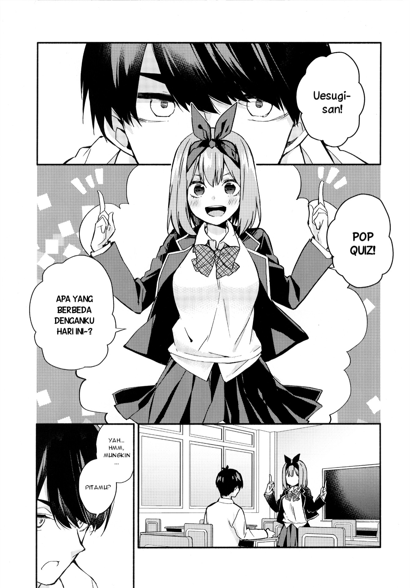 Go-Toubun no Hanayome: Pop Quiz! (Yotsuba Doujinshi) Chapter 00 Gambar 5
